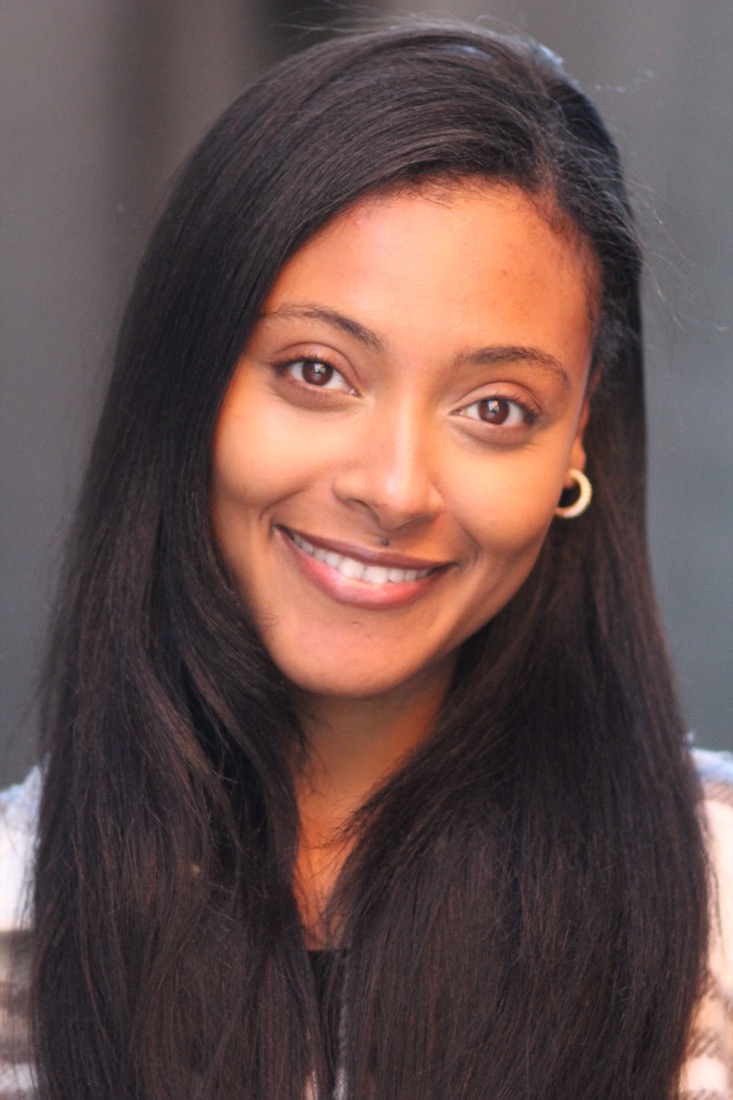 Sherrie Akoto, smiling